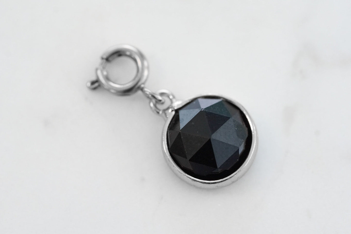 Maker Collection - Silver Raven Circle Charm