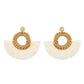 Tide Collection - Circle Rattan Earrings